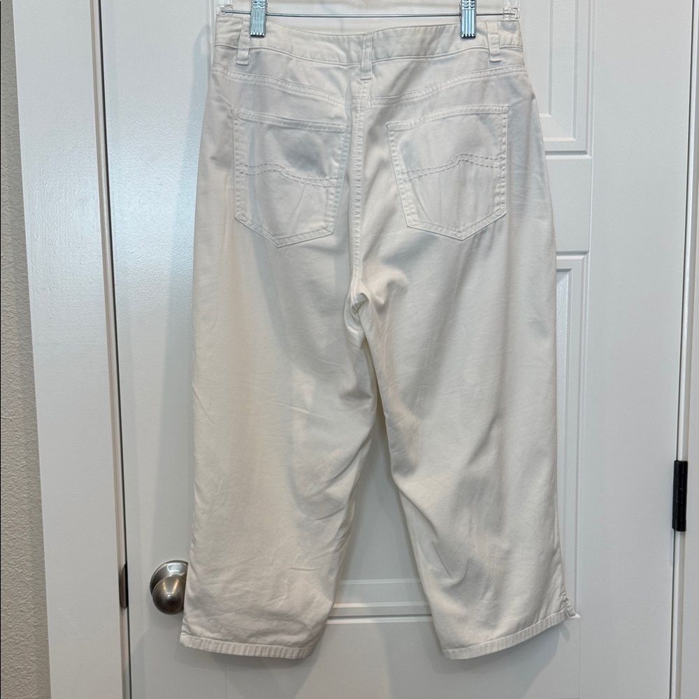 Talbots Off-White Stretch capris